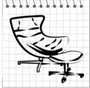 Дизайн-крісла, стільці, отоманки