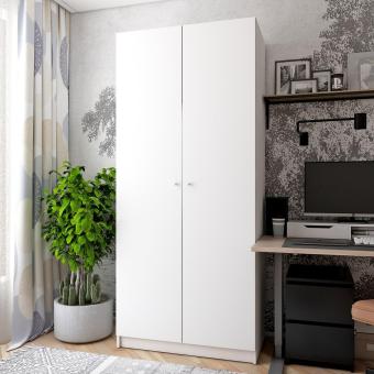 Шафа розпашна для одягу Doros Промо 90х48х204 см Білий (DRS-011197)