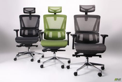 Кресло AMF AGILE - Grey, Green, Black