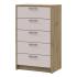 Комод Doros Ронді Дуб Артизан/Кашемір 5 ящиків 60х40х100 DRS-011784 (41516189)