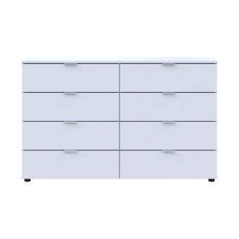 Комод Doros Рон 8 Білий 8 Ящиків 130х38х81 DRS-011774 (41516172)