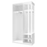 Передпокій з дзеркалом Doros City One Door 110х45х210 см Білий (DRS-011404)