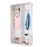 Передпокій з дзеркалом Doros City One Door 110х45х210 см Білий (DRS-011404)
