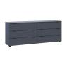 Комод Doros Рон 9 Графіт 6 Ящиків 160х38х62 DRS-011778 (41516176)