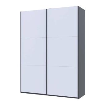 Шафа-купе Doros G-Caiser Графіт/Білий 2 ДСП / 3 частини 180х60х240 DRS-011729 (44900262)