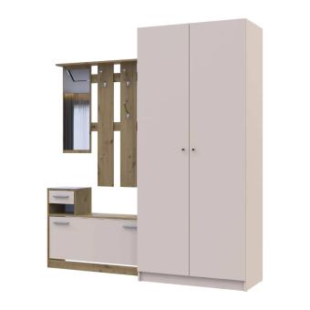 Передпокій Doros Alice і шафа Promo Дуб Евок/Кашемір DRS-011754 (42005160)