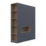 Етажерка до шафи Doros Дейл Графіт/Дуб Евок 52х28х220 DRS-011732 (41516119)