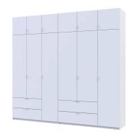 Шафа для одягу Doros Лукас Біла 3+3 ДСП 255х50х240 DRS-011684 (42005110)