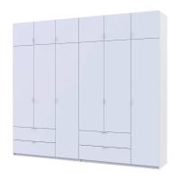 Шафа для одягу Doros Лукас Біла 3+3 ДСП 270х50х240 DRS-011685 (42005114)