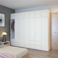 Шафа для одягу Doros Лукас Біла 3+4 ДСП 280х50х240 DRS-011686 (42005118)