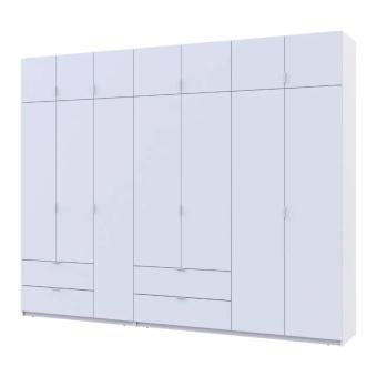 Шафа для одягу Doros Лукас Біла 3+4 ДСП 300х50х240 DRS-011688 (42005130)