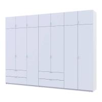 Шафа для одягу Doros Лукас Білий 3+4 ДСП 315х50х240 DRS-011689 (42005134)