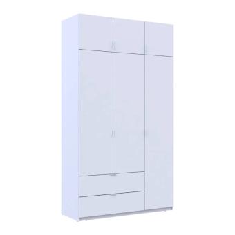 Шафа для одягу Doros Лукас Білий 3ДСП 135х50х240 DRS-011652 (80737800)