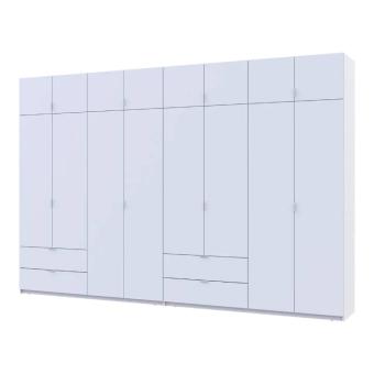 Шафа для одягу Doros Лукас Біла 4+4 ДСП 360х50х240 DRS-011692 (42005142)