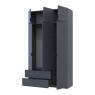 Шафа для одягу Doros Лукас Графіт 3ДСП 135х50х240 DRS-011654 (80737801)