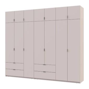Шафа для одягу Doros Лукас Кашемір 3+4 ДСП 280х50х240 DRS-011716 (42005120)