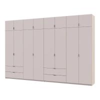 Шафа для одягу Doros Лукас Кашемір 4+4 ДСП 360х50х240 DRS-011722 (42005144)