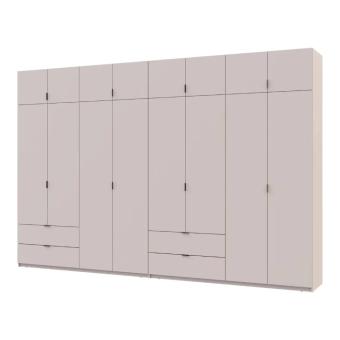 Шафа для одягу Doros Лукас Кашемір 4+4 ДСП 360х50х240 DRS-011722 (42005144)