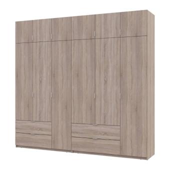 Шафа для одягу Doros Лукас Дуб сонома 3+3 ДСП 255х50х240 DRS-011704 (42005111)