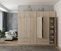 Шафа для одягу Doros Лукас Дуб сонома 3+3 ДСП 270х50х240 DRS-011705 (42005115)