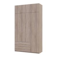 Шафа для одягу Doros Лукас Дуб Сонома 3ДСП 135х50х240 DRS-011655 (80737803)