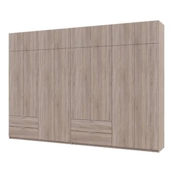 Шафа для одягу Doros Лукас Дуб сонома 4+4 ДСП 340х50х240 DRS-011711 (42005139)