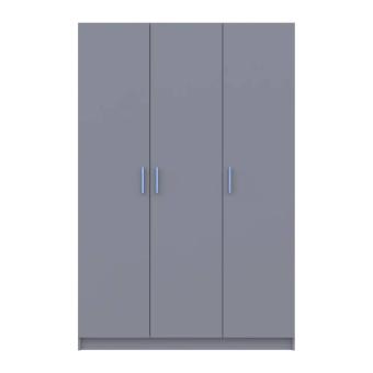 Шафа для одягу Doros Промо Сірий 3 ДСП 135х48х204 DRS-011626 (80737765)