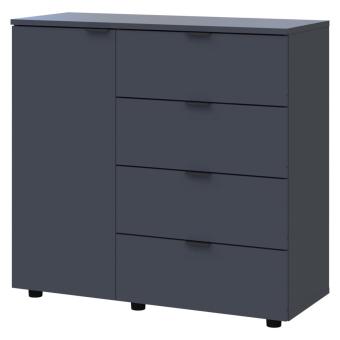 Комод у вітальню Doros Гелар GС1 100х40х81,2 см Графіт (DRS-011288)