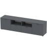Тумба під ТВ Doros Рон 4 180х38х50 см Графіт (DRS-011299)