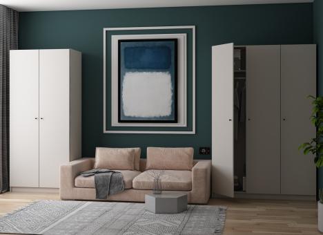 Шафа розпашна для одягу Doros Промо 135х48х204 см Кашемір (DRS-011205)