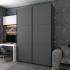 Шафа-купе двохдверна Doros G-Caiser 160х60х240 см Графіт (DRS-011035)