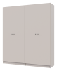 Комплект шаф для одягу з полицями Doros Промо (2 шт.) 180х48х204 см Кашемір (DRS-011466)