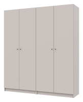 Комплект шаф для одягу з полицями Doros Промо (2 шт.) 180х48х204 см Кашемір (DRS-011466)