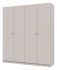 Комплект шаф для одягу з полицями Doros Промо (2 шт.) 180х48х204 см Кашемір (DRS-011466)