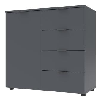 Комод у вітальню Doros Рон 1 80х38х81 см Графіт (DRS-011293)