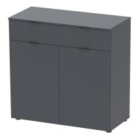 Комод у вітальню Doros Рон 2 80х38х100 см Графіт (DRS-011295)