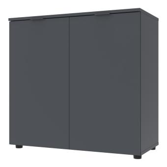 Комод у вітальню Doros Рон 3 80х38х81 см Графіт (DRS-011297)