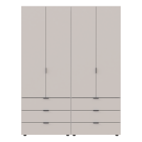 Комплект шаф для одягу Doros Гелар (2 шт.) 155х49,5х203,4 см Кашемір (DRS-011238)