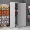 Шафка в роздягальню на 2-і секції Doros 60х52х180 Сірий (DRS-011221)