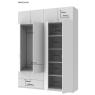 Шафа розпашна с антресолью Doros Лукас 180х50х240 см Білий (DRS-011191)