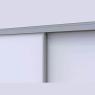 Шкаф купе Сіті Лайт Слім Дуб Сонома Скло Чорне 120х45х225 (DRS-011526)