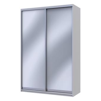 Шафа купе Doros Сіті Лайт Сірий світлий 2 Дзеркала 150х60х225 (DRS-011550)