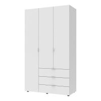 Шафа розпашна для одягу Doros Гелар 116,2х49,5х203,4 см Білий (DRS-011169)