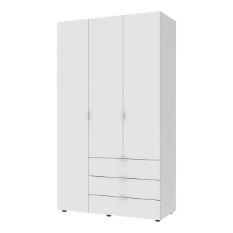 Шафа розпашна для одягу Doros Гелар 116,2х49,5х203,4 см Білий (DRS-011169)