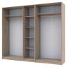 Комплект шаф для одягу Doros Промо (2 шт.) 225х48х204 см Дуб сонома (DRS-011214)