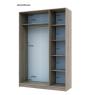 Комплект шаф для одягу Doros Промо (2 шт.) 270х48х204 см Дуб сонома (DRS-011218)