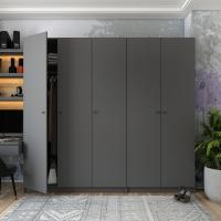 Комплект шаф для одягу Doros Промо (2 шт.) 225х48х204 см Графіт (DRS-011213)