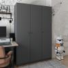Шафа розпашна для одягу Doros Промо 135х48х204 см Графіт (DRS-011206)