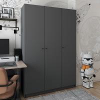 Шафа розпашна для одягу Doros Промо 135х48х204 см Графіт (DRS-011206)