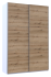 Шафа-купе двохдверна Doros G-Caiser 160х60х240 см Білий/Дуб евок (DRS-011022)